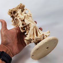 Cargar imagen en el visor de la galería, Antiguo Portavela Angel Violin Pasta Escultura Vintage 70s