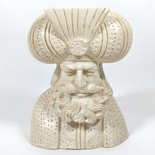 Cargar imagen en el visor de la galería, Busto Figura Sultán Otomano Turco Resina Sepiolita Vintage