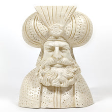 Cargar imagen en el visor de la galería, Busto Figura Sultán Otomano Turco Resina Sepiolita Vintage