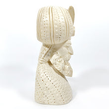 Cargar imagen en el visor de la galería, Busto Figura Sultán Otomano Turco Resina Sepiolita Vintage