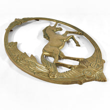 Cargar imagen en el visor de la galería, Antigüedad Marco Unicornio Bronce 70s Estilo Francés