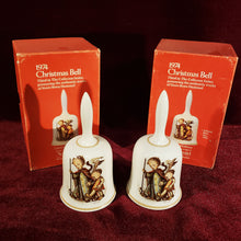 Cargar imagen en el visor de la galería, Par Campanas Navidad Coleccionables 1974, Berta Hummel