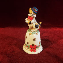 Cargar imagen en el visor de la galería, Campana Antigua Coleccionable Navideña Gato