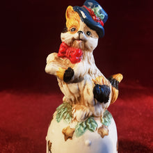 Cargar imagen en el visor de la galería, Campana Antigua Coleccionable Navideña Gato