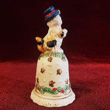 Cargar imagen en el visor de la galería, Campana Antigua Coleccionable Navideña Gato