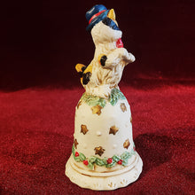 Cargar imagen en el visor de la galería, Campana Antigua Coleccionable Navideña Gato