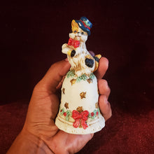 Cargar imagen en el visor de la galería, Campana Antigua Coleccionable Navideña Gato