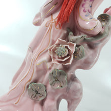 Cargar imagen en el visor de la galería, Antigua Figura Geisha Porcelana Japonesa, Coleccionable