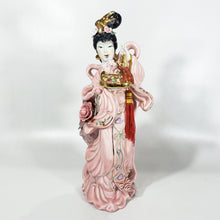 Cargar imagen en el visor de la galería, Figura de Porcelana Antigua Japonesa Geisha, hecha a mano