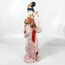 Cargar imagen en el visor de la galería, Figura de Porcelana Antigua Japonesa Geisha, hecha a mano
