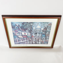 Cargar imagen en el visor de la galería, Cuadro Litografía París Jacques Chardon Montmartre, 1982