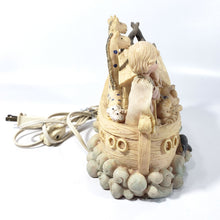 Cargar imagen en el visor de la galería, Lámpara Infantil Arca de Noé Vintage, Coleccionable, Resina