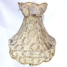 Cargar imagen en el visor de la galería, Antigua Lámpara Cristales Metal Querubines Tipo Barroco, 60s