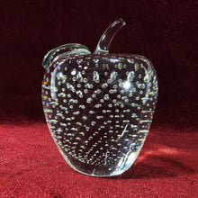 Cargar imagen en el visor de la galería, Antigua Manzana de Cristal Sólido Burbujas Controladas, 90s