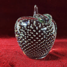 Cargar imagen en el visor de la galería, Antigua Manzana de Cristal Sólido Burbujas Controladas, 90s