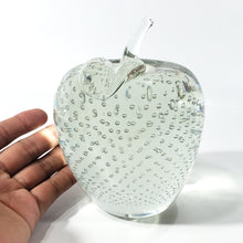 Cargar imagen en el visor de la galería, Antigua Manzana de Cristal Sólido Burbujas Controladas, 90s