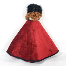 Cargar imagen en el visor de la galería, Antigua Muñeca de Trapo de Lujo Dama Francesa con Capa