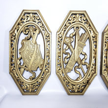 Cargar imagen en el visor de la galería, Antigua Colección Decoracion Pared Medieval Homco Heráldica