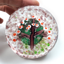 Cargar imagen en el visor de la galería, Par Pisapapeles Vintage Cristal Murano Árboles Hechos a Mano