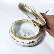 Cargar imagen en el visor de la galería, Antiguo Recipiente Mayordomo Porcelana Migajas Vintage