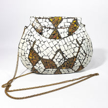 Cargar imagen en el visor de la galería, Antigua Bolsa Artesanal Cobre y Mosaicos Cerámicos India