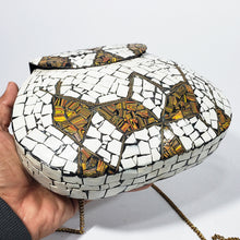 Cargar imagen en el visor de la galería, Antigua Bolsa Artesanal Cobre y Mosaicos Cerámicos India