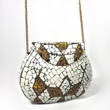 Cargar imagen en el visor de la galería, Antigua Bolsa Artesanal Cobre y Mosaicos Cerámicos India