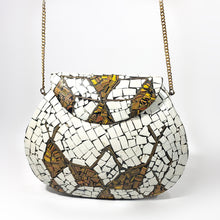 Cargar imagen en el visor de la galería, Antigua Bolsa Artesanal Cobre y Mosaicos Cerámicos India