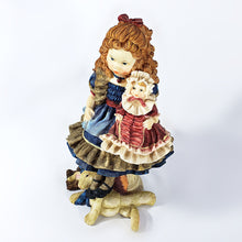 Cargar imagen en el visor de la galería, Figura Niña Victoriana Coleccionable Muñeca Vintage 33 cm