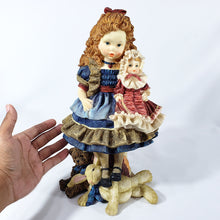 Cargar imagen en el visor de la galería, Figura Niña Victoriana Coleccionable Muñeca Vintage 33 cm