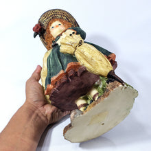 Cargar imagen en el visor de la galería, Escultura Dama Victoriana Coleccionable Muñeca Vintage 31 cm