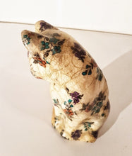 Cargar imagen en el visor de la galería, Figura Gato Craquelado Vintage