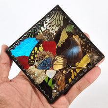 Cargar imagen en el visor de la galería, Antiguo Ornamento Mariposas Alas Cristal Vintage Pieza Única