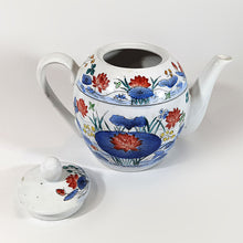 Cargar imagen en el visor de la galería, Antigua Tetera Cerámica Williams Sonoma Motivos Asiáticos Vintage