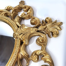 Cargar imagen en el visor de la galería, Antiguo Espejo Estilo Art Nouveau Barroco Hierro Vintage 70s