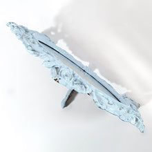 Cargar imagen en el visor de la galería, Antiguo Espejo Metal Mesa Estilo Barroco Vintage Art Nouveau