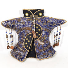 Cargar imagen en el visor de la galería, Antiguo Chaleco Indonesio Batik Decorativo Artesanal Canting