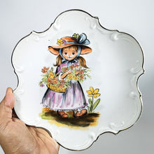 Cargar imagen en el visor de la galería, Antiguo Par Platos Coleccionables Cameo Japan Pared Vintage