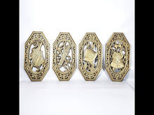 Cargar y reproducir el video en el visor de la galería, Antigua Colección Decoracion Pared Medieval Homco Heráldica