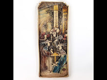 Cargar y reproducir el video en el visor de la galería, Antigua Placa Japonesa Escena Tradicional Relieve Vintage