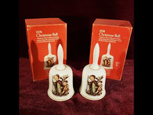 Cargar y reproducir el video en el visor de la galería, Par Campanas Navidad Coleccionables 1974, Berta Hummel