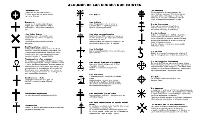 Conoces todas las cruces que existen?