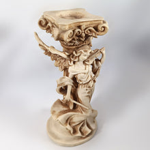 Cargar imagen en el visor de la galería, Antiguo Portavela Angel Violin Pasta Escultura Vintage 70s
