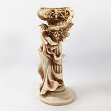 Cargar imagen en el visor de la galería, Antiguo Portavela Angel Violin Pasta Escultura Vintage 70s
