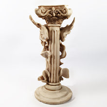 Cargar imagen en el visor de la galería, Antiguo Portavela Angel Violin Pasta Escultura Vintage 70s
