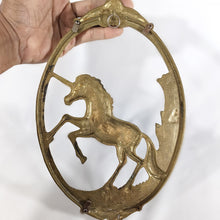 Cargar imagen en el visor de la galería, Antigüedad Marco Unicornio Bronce 70s Estilo Francés
