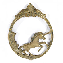 Cargar imagen en el visor de la galería, Antigüedad Marco Unicornio Bronce 70s Estilo Francés
