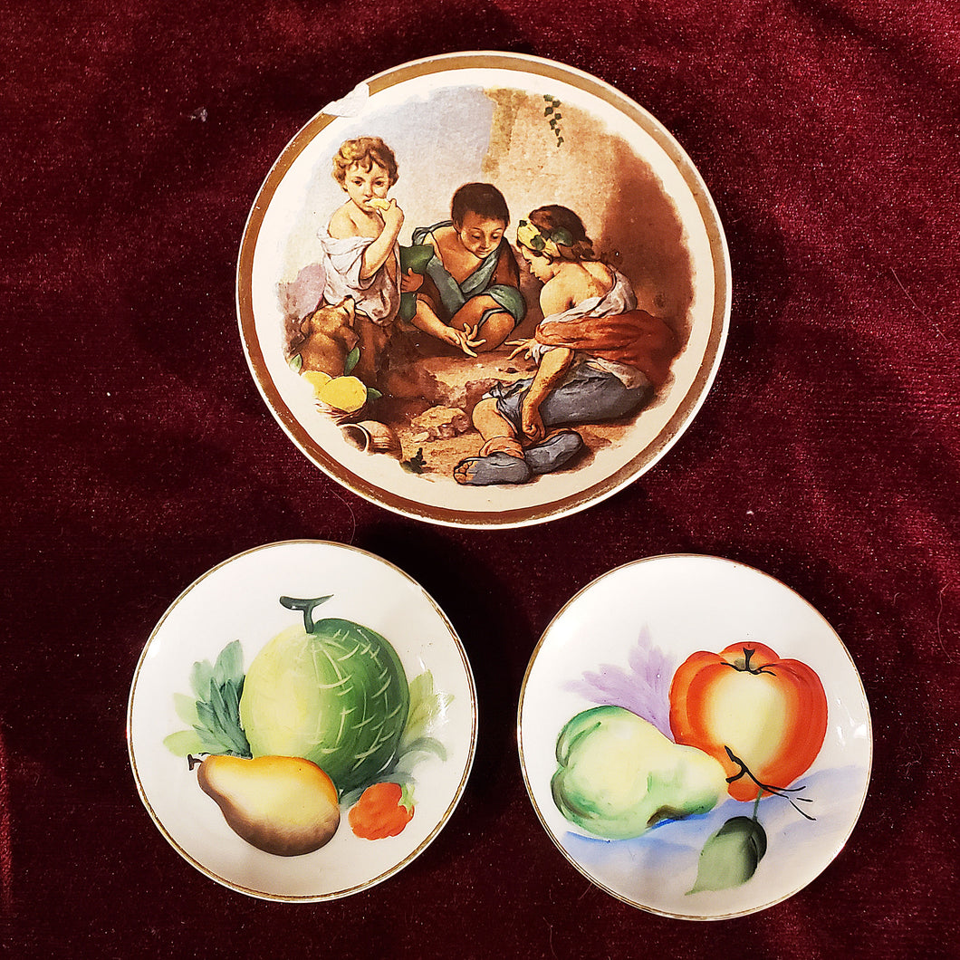 Kit Platos Decorativos De Porcelana Antiguos, Murillo