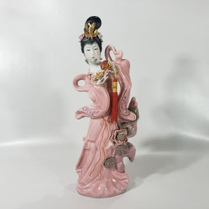 Antigua Figura Geisha Porcelana Japonesa, Coleccionable