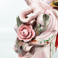 Cargar imagen en el visor de la galería, Figura de Porcelana Antigua Japonesa Geisha, hecha a mano
